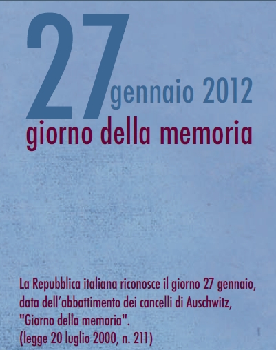giornata della memoria 2012 giornata della memoria 2012